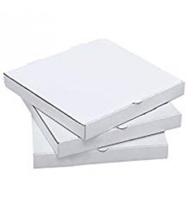 Pizza box 15x15x2 white 50 bundle